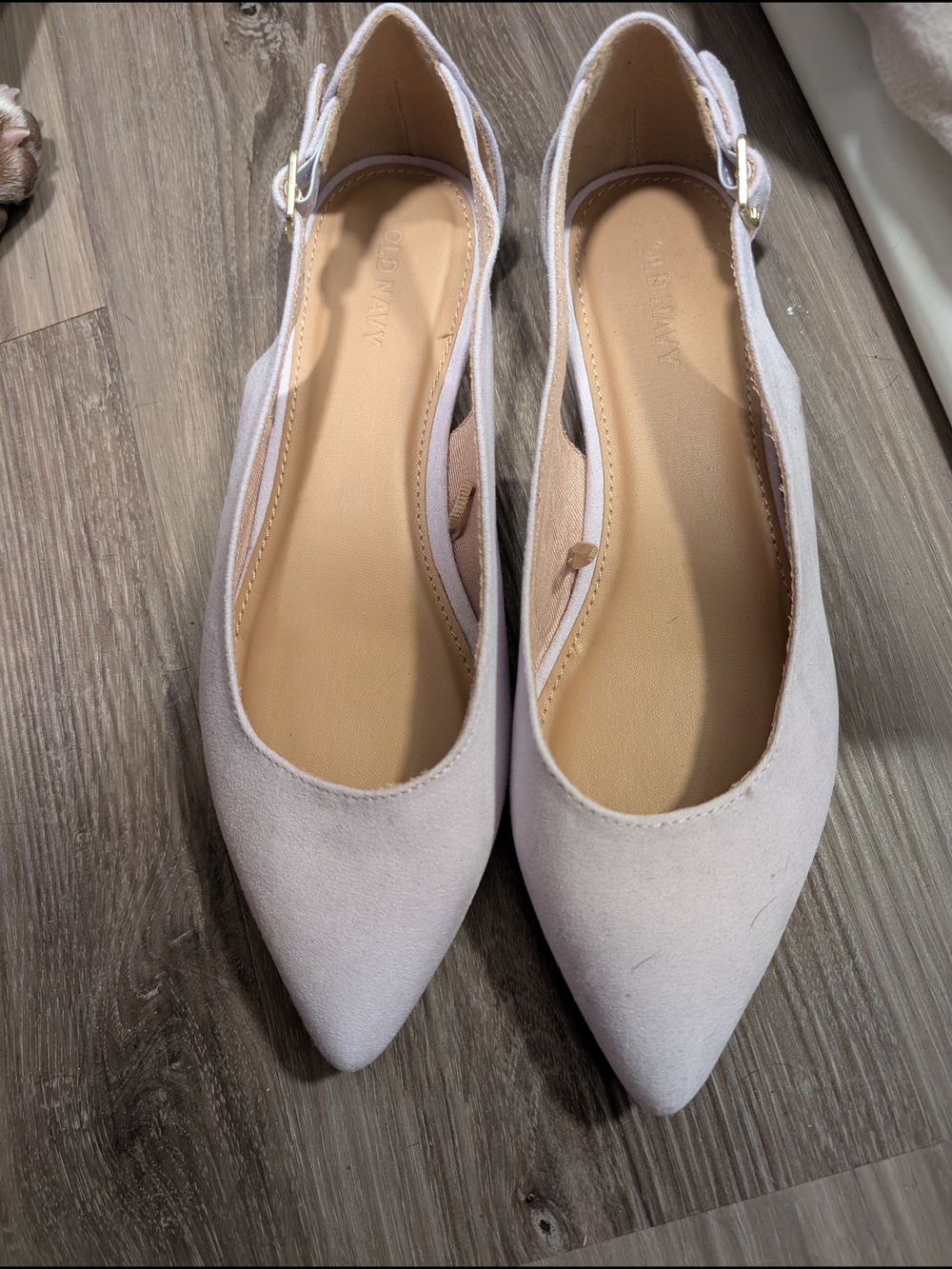 Old Navy Light Purple Pointed Slingback Flats